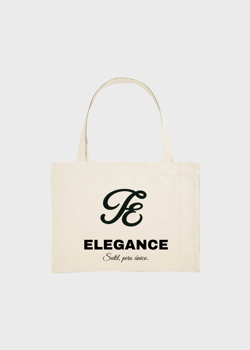 ELEGANCE SUTIL SHOPPER NATURAL