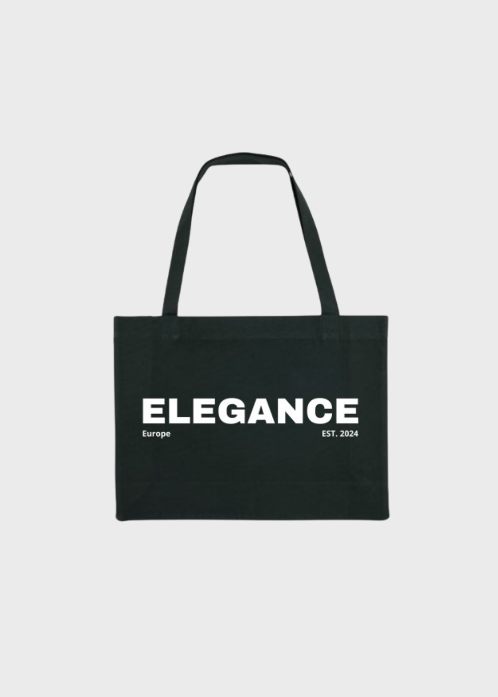 ELEGANCE EST. SHOPPER BLACK
